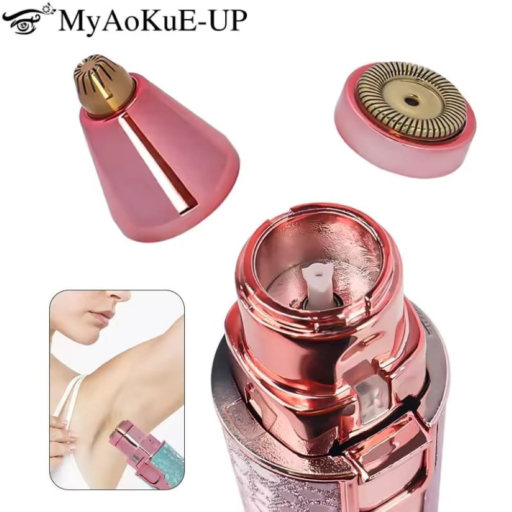 2 in 1 Rechargeable Hair Removal Machine for Women – Painless Electric Facial & Body Hair Remover